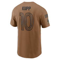 Cooper Kupp Los Angeles Rams Nike 2023 Salute To Service Name & Number T-Shirt - Brown