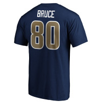 Isaac Bruce Los Angeles Rams Fanatics Branded 2020 Pro Football Hall of Fame Inductee Retired Player Name & Number T-Shirt - Navy