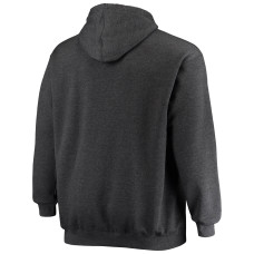 Los Angeles Rams Fanatics Branded Big & Tall Practice Pullover Hoodie - Heathered Charcoal