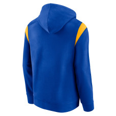 Los Angeles Rams Fanatics Branded Trench Battle Pullover Hoodie - Royal