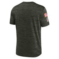 Los Angeles Rams Nike 2022 Salute to Service Velocity Team T-Shirt - Brown