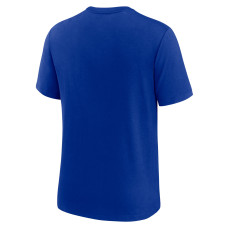 Los Angeles Rams Nike Rewind Logo Tri-Blend T-Shirt - Royal