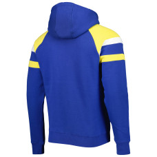 Los Angeles Rams Starter Draft Fleece Raglan Pullover Hoodie - Royal