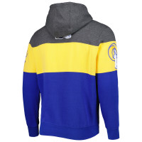 Los Angeles Rams Starter Extreme Pullover Hoodie - Heather Charcoal/Royal