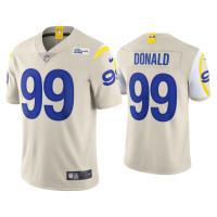 Men Los Angeles Rams #99 2020 Aaron Donald Bone Vapor Limited Jersey