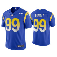 Men Los Angeles Rams #99 2020 Aaron Donald Royal Vapor Limited Jersey