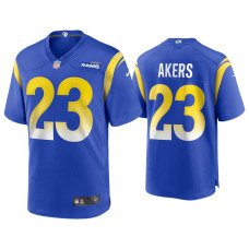 Men Los Angeles Rams #23 2020 Cam Akers Royal Game Jersey