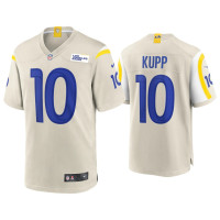 Men Los Angeles Rams #10 2020 Cooper Kupp Bone Game Jersey