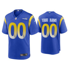 Men Los Angeles Rams #00 2020 Custom Royal Game Jersey