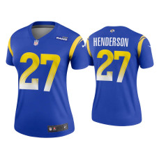 Women Los Angeles Rams #27 2020 Darrell Henderson Royal Legend Jersey