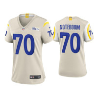 Women Los Angeles Rams #70 2020 Joseph Noteboom Bone Game Jersey