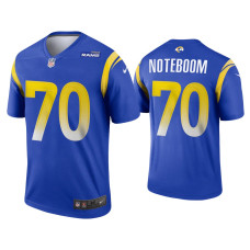 Men Los Angeles Rams #70 2020 Joseph Noteboom Royal Legend Jersey