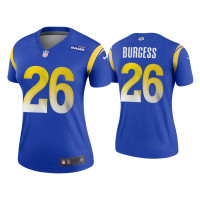 Women Los Angeles Rams #26 2020 Terrell Burgess Royal Legend Jersey