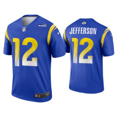 Men Los Angeles Rams #12 2020 Van Jefferson Royal Legend Jersey