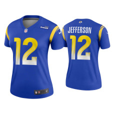 Women Los Angeles Rams #12 2020 Van Jefferson Royal Legend Jersey