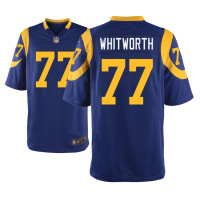 Men Los Angeles Rams #77 Royal Andrew Whitworth Nike Game Jersey