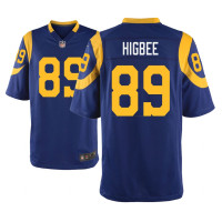 Men Los Angeles Rams #89 Royal Tyler Higbee Nike Game Jersey