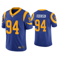 Men Los Angeles Rams #94 Vapor Limited A'Shawn Robinson Royal Jersey