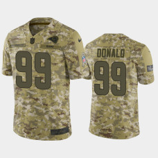 Men Los Angeles Rams #99 Aaron Donald Nike Salute to Service Limited Jersey - Camo