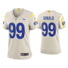 Women Los Angeles Rams #99 Aaron Donald Bone Game Jersey