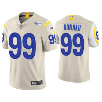 Men Los Angeles Rams #99 Aaron Donald Vapor Limited Bone Jersey