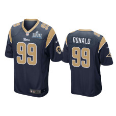 Men Los Angeles Rams #99 Aaron Donald Nike Game Navy Jersey - Super Bowl LIII