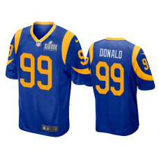 Men Los Angeles Rams #99 Aaron Donald Nike Game Royal Jersey - Super Bowl LIII