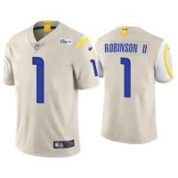 Men Los Angeles Rams #1 Allen Robinson II Vapor Limited Bone Jersey