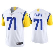 Men Los Angeles Rams #71 Bobby Evans Vapor Limited White Jersey