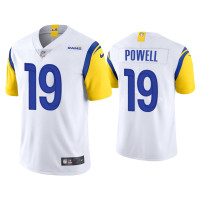 Men Los Angeles Rams #19 Brandon Powell Vapor Limited White Jersey