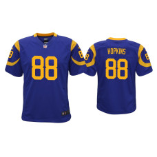 Youth Los Angeles Rams #88 Brycen Hopkins Royal Game Jersey