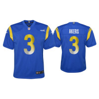 Youth Los Angeles Rams #23 Cam Akers Royal Game Jersey