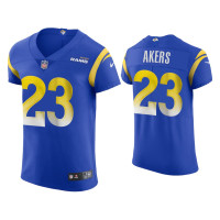 Men Los Angeles Rams #23 Cam Akers Royal Vapor Elite Jersey