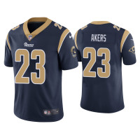 Men Los Angeles Rams #23 Cam Akers Navy 2020 NFL Draft Vapor Limited Jersey