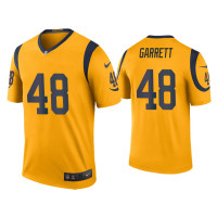 Men Los Angeles Rams #48 Color Rush Legend Chris Garrett Gold Jersey