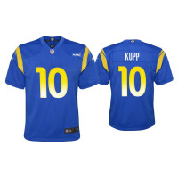 Youth Los Angeles Rams #10 Cooper Kupp Royal Game Jersey