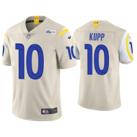 Men Los Angeles Rams #10 Cooper Kupp Vapor Limited Bone Jersey