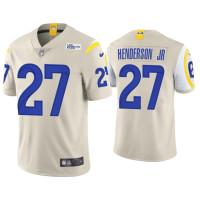 Men Los Angeles Rams #27 Darrell Henderson Jr. Vapor Limited Bone Jersey