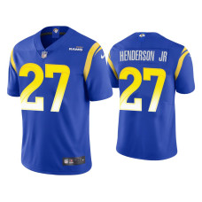 Men Los Angeles Rams #27 Darrell Henderson Jr. Vapor Limited Royal Jersey