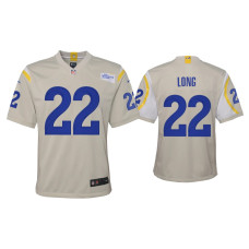 Youth Los Angeles Rams #22 David Long Bone Game Jersey