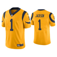 Men Los Angeles Rams #1 Color Rush Limited DeSean Jackson Gold Jersey