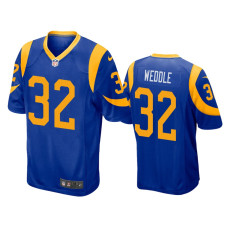 Men Los Angeles Rams #32 Eric Weddle Royal Game Jersey