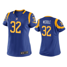 Women Los Angeles Rams #32 Eric Weddle Royal Game Jersey