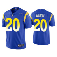 Men Los Angeles Rams #20 Eric Weddle Vapor Limited Royal Jersey