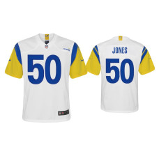 Youth Los Angeles Rams #50 Ernest Jones White Alternate Game Jersey