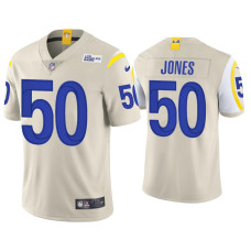 Men Los Angeles Rams #50 Ernest Jones Vapor Limited Bone Jersey