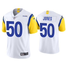 Men Los Angeles Rams #50 Ernest Jones Vapor Limited White Jersey