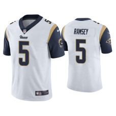 Men Los Angeles Rams #5 Jalen Ramsey Vapor Limited White Jersey