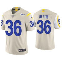 Men Los Angeles Rams #36 Jerome Bettis Vapor Limited Bone Jersey