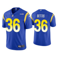 Men Los Angeles Rams #36 Jerome Bettis Vapor Limited Royal Jersey